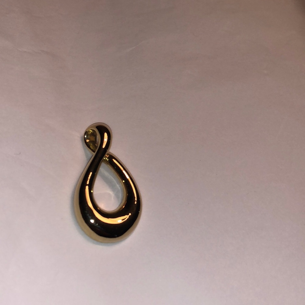 Lia Sophia slide for a necklace‎ gold excellent condition
